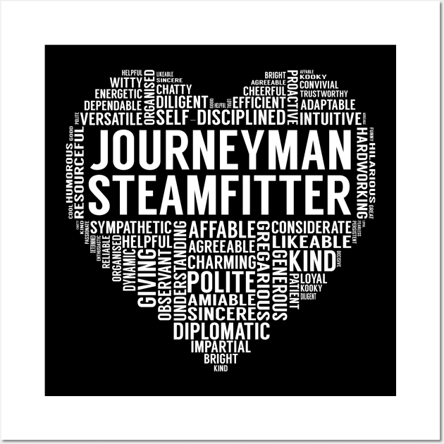 Journeyman Steamfitter Heart Wall Art by LotusTee